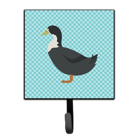 Carolines Treasures Blue Swedish Duck Blue Check Leash or Key Holder BB8036SH4